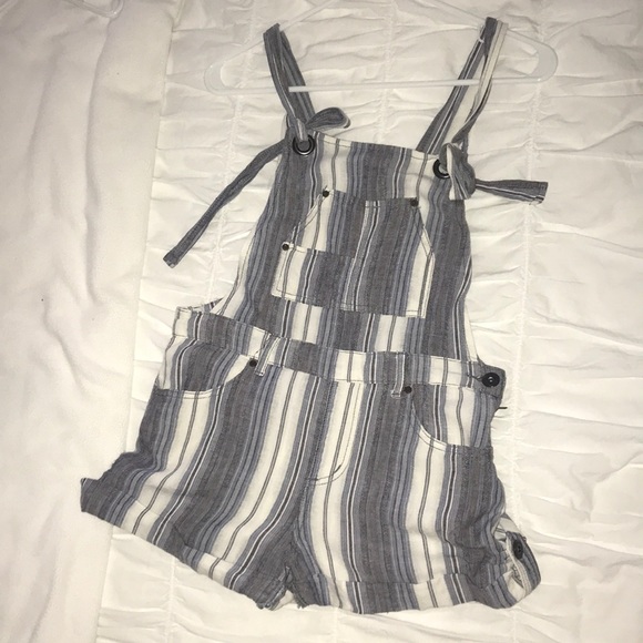 Free People Linen Overalls - Picture 2 of 3